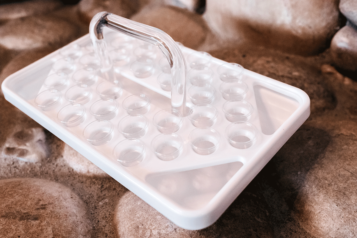 Full tray with SaniLid